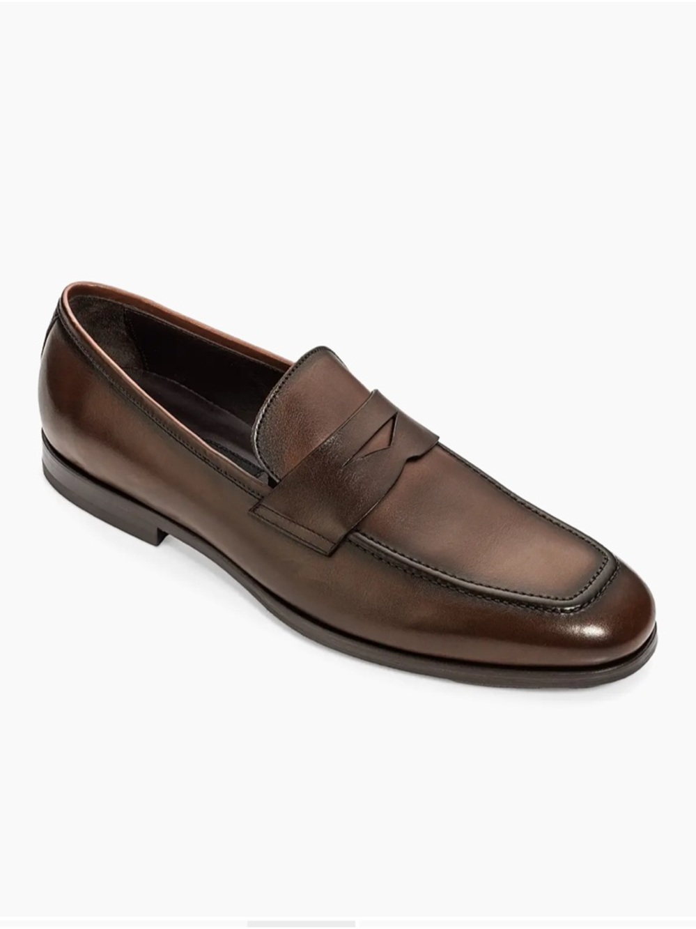 To Boot Brown Leather Penny Loafers